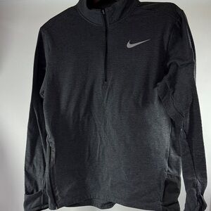 Nike Charcoal Gray Quarter-Zip Top Men’s L